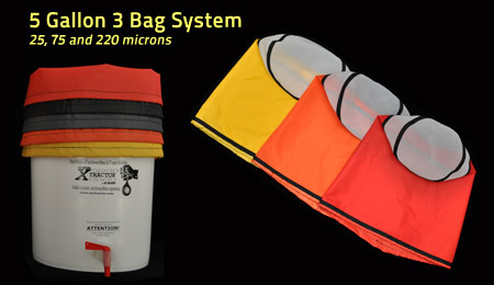 5 Gallon XXXtractor Bag 3 Bag System